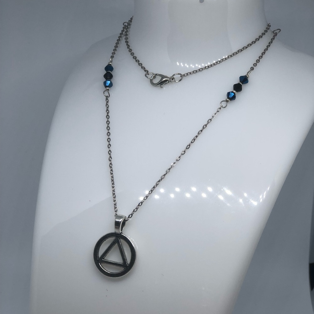 Alcoholics Anonymous prayer necklace